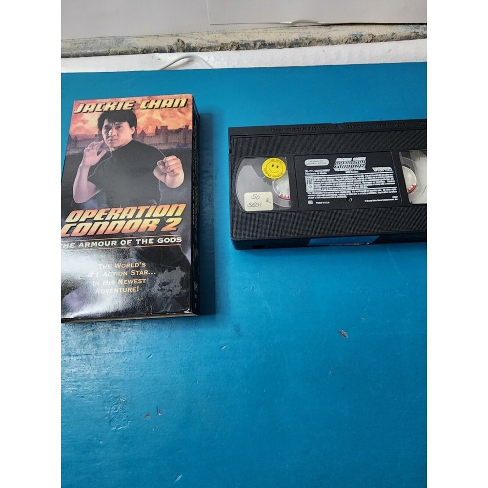 Operation Condor 2 The Armour Of The Gods VHS Jackie Chan Rated R